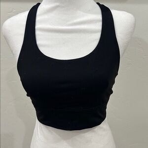 Savvi Black Fem Sports Bra